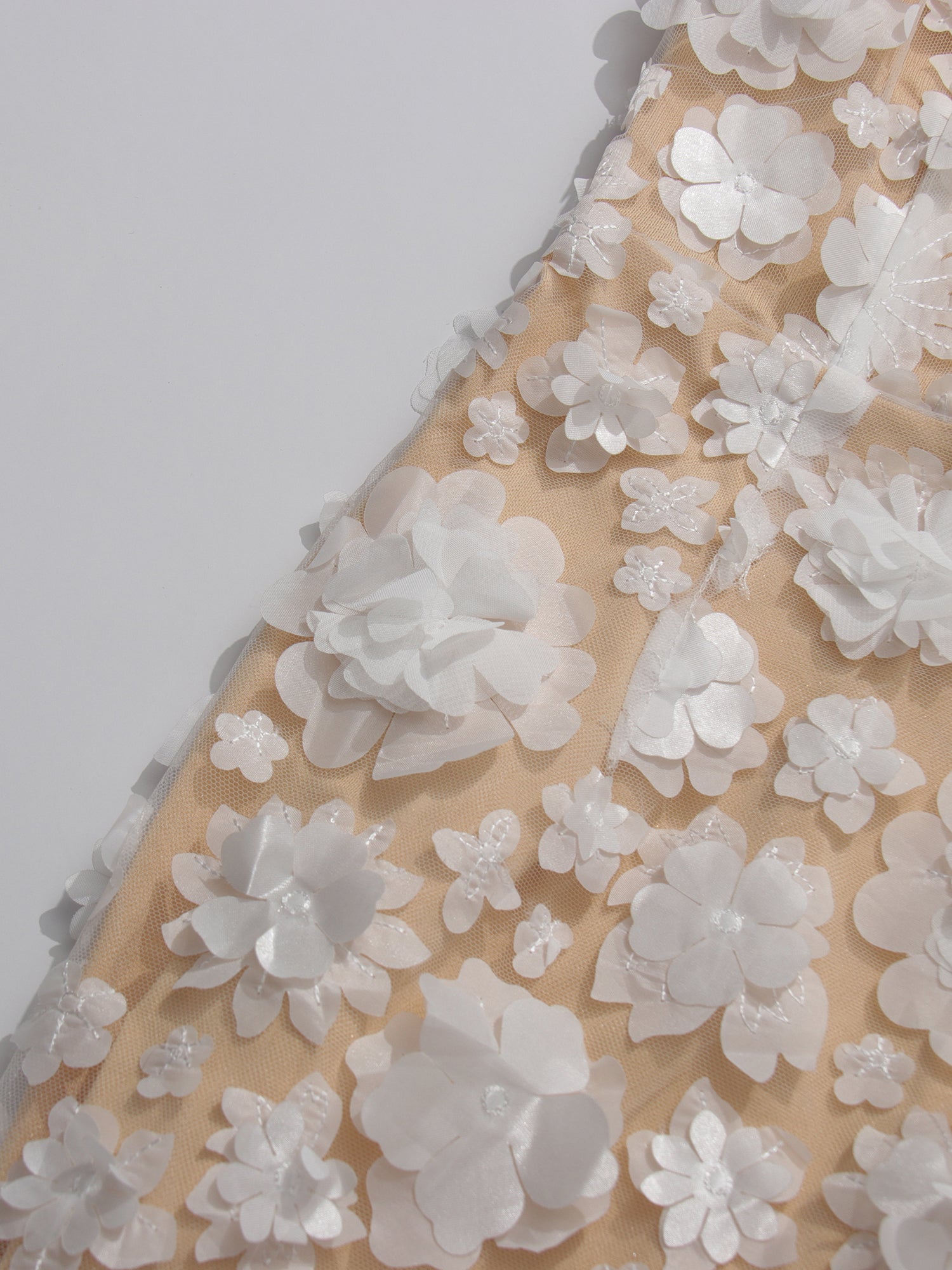 Off Shoulder Patchwork Flower Long Dress - SISPELL