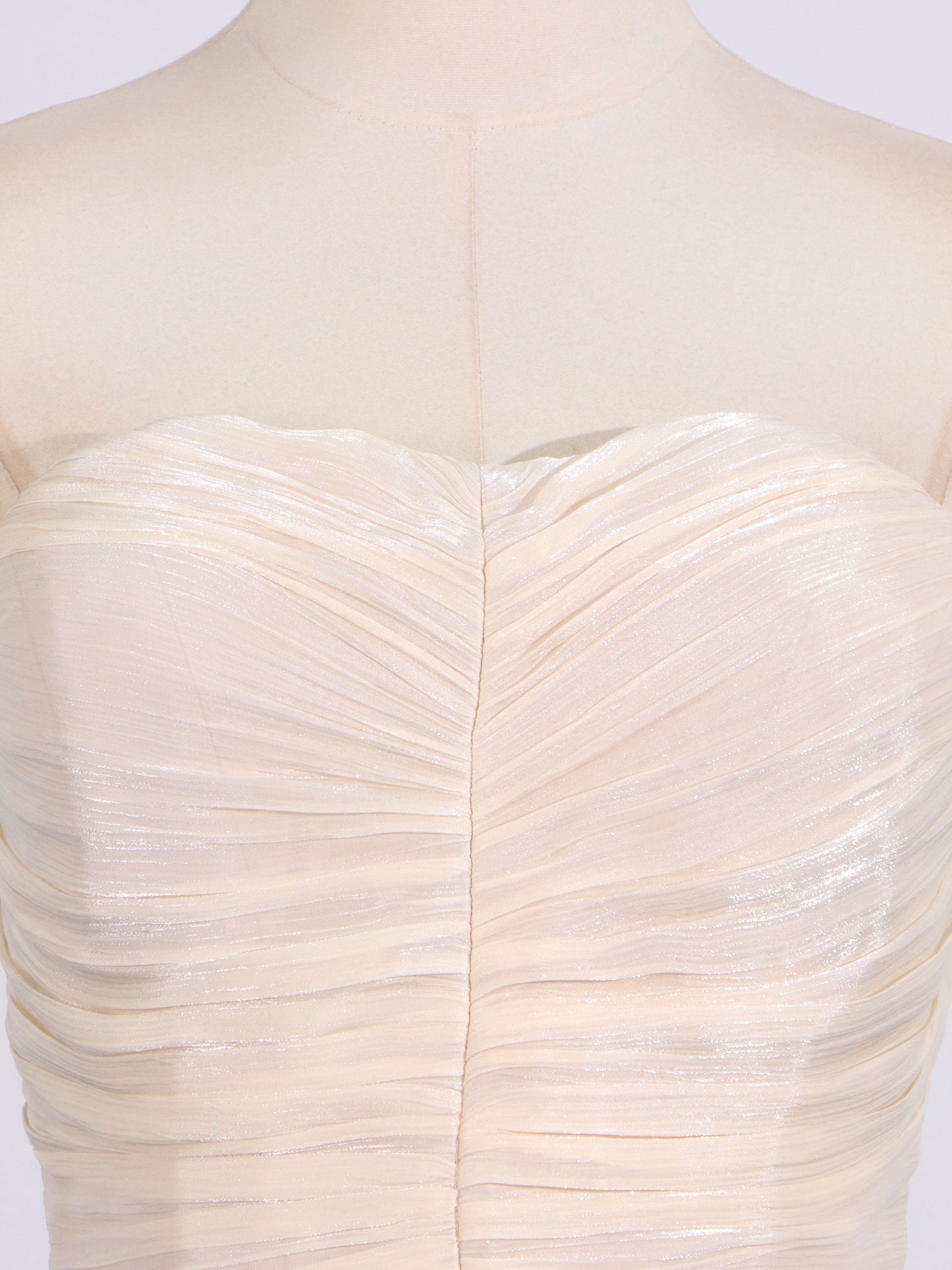 Off Shoulder Pleated Long Dress - SISPELL