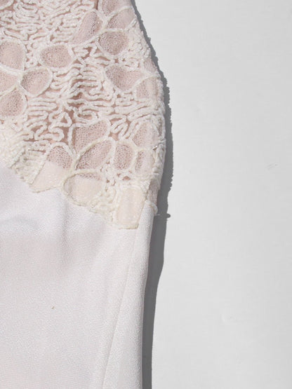 Patchwork Sequins Solid Long Dress - SISPELL