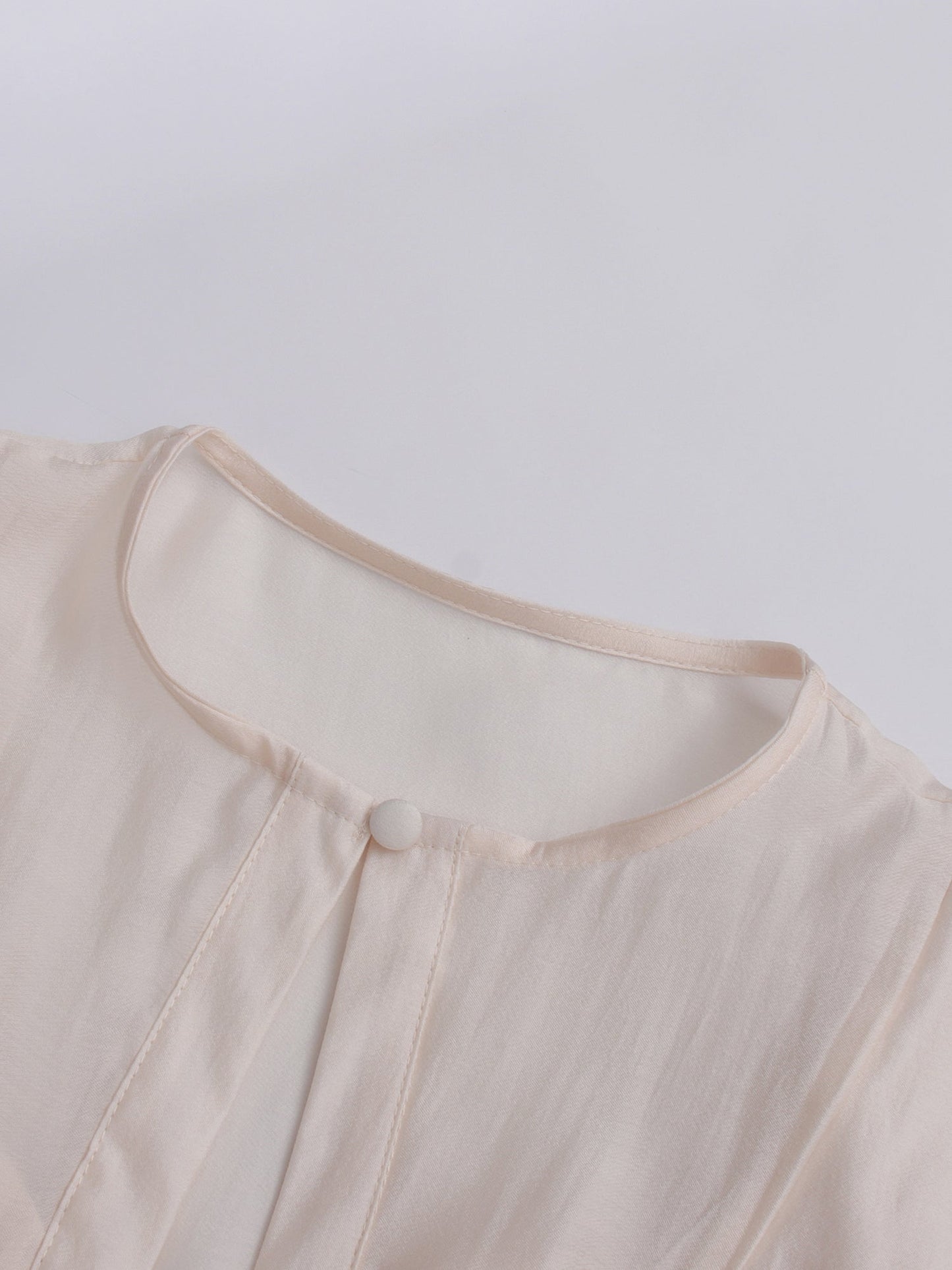 Romantic Apricot Ruffled Tiered Mini Dress with Belt - SISPELL