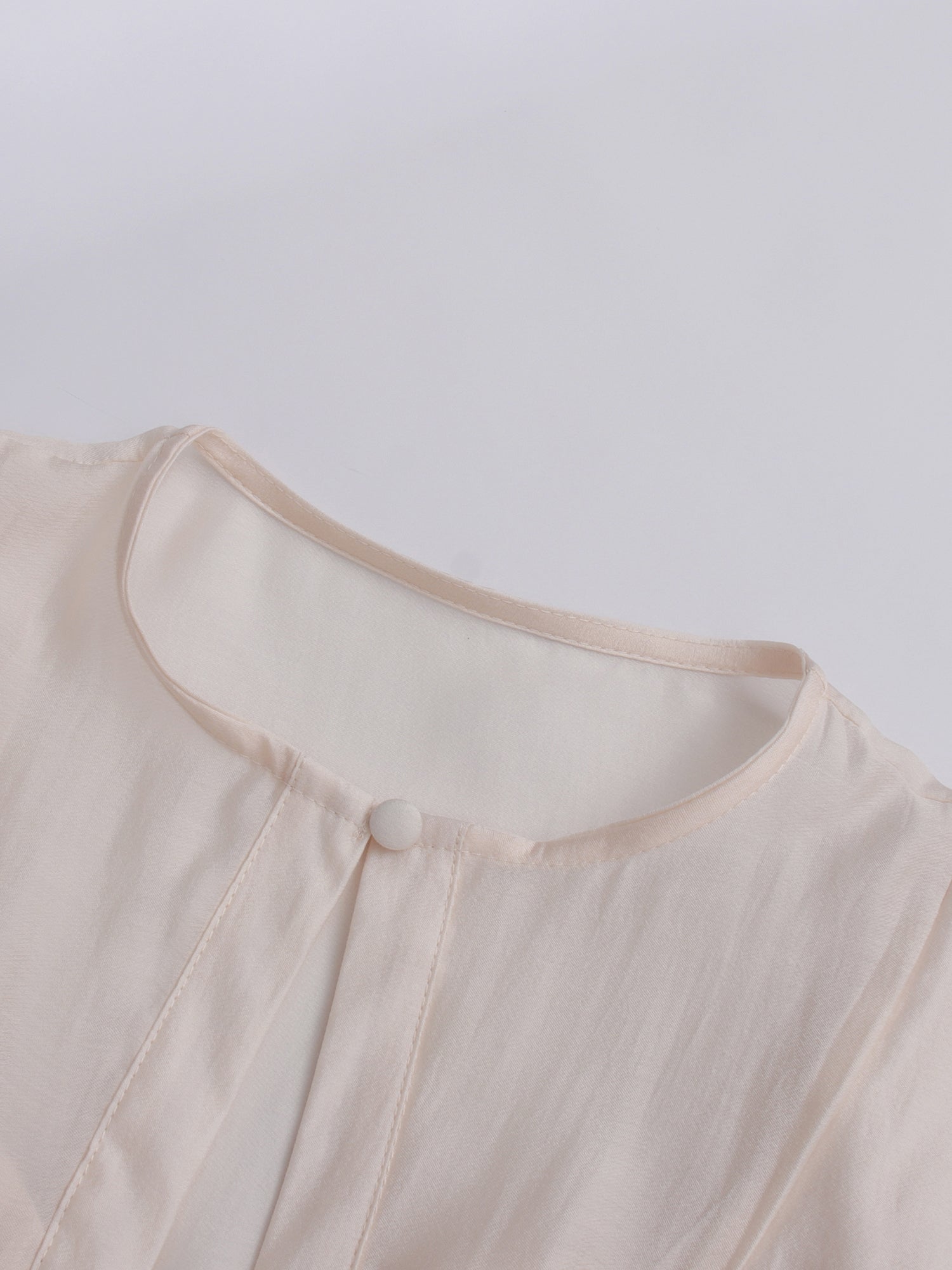 Romantic Apricot Ruffled Tiered Mini Dress with Belt - SISPELL