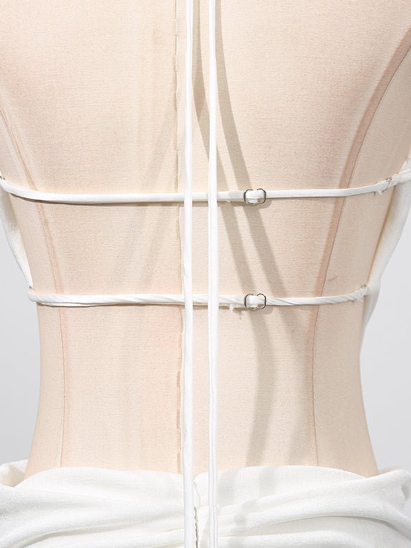 Sexy Off Shoulder Backless Long Dress - SISPELL