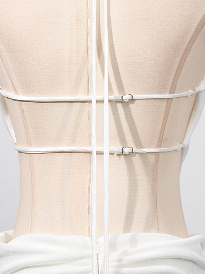 Sexy Off Shoulder Backless Long Dress - SISPELL