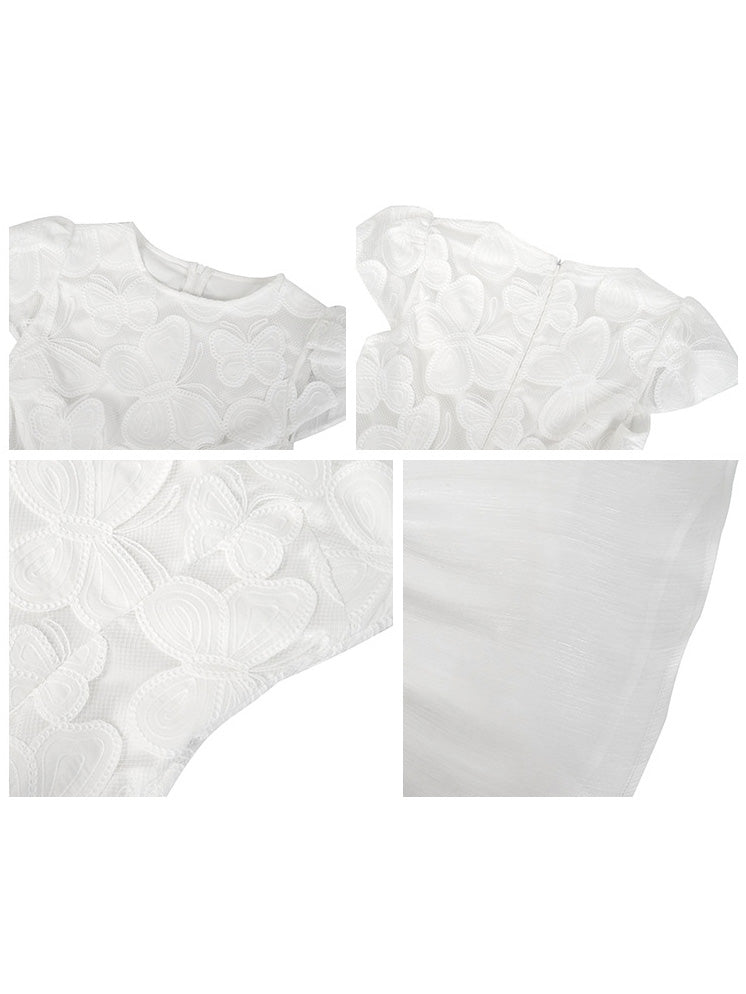 Solid Elegant Pleated Long Dress - SISPELL