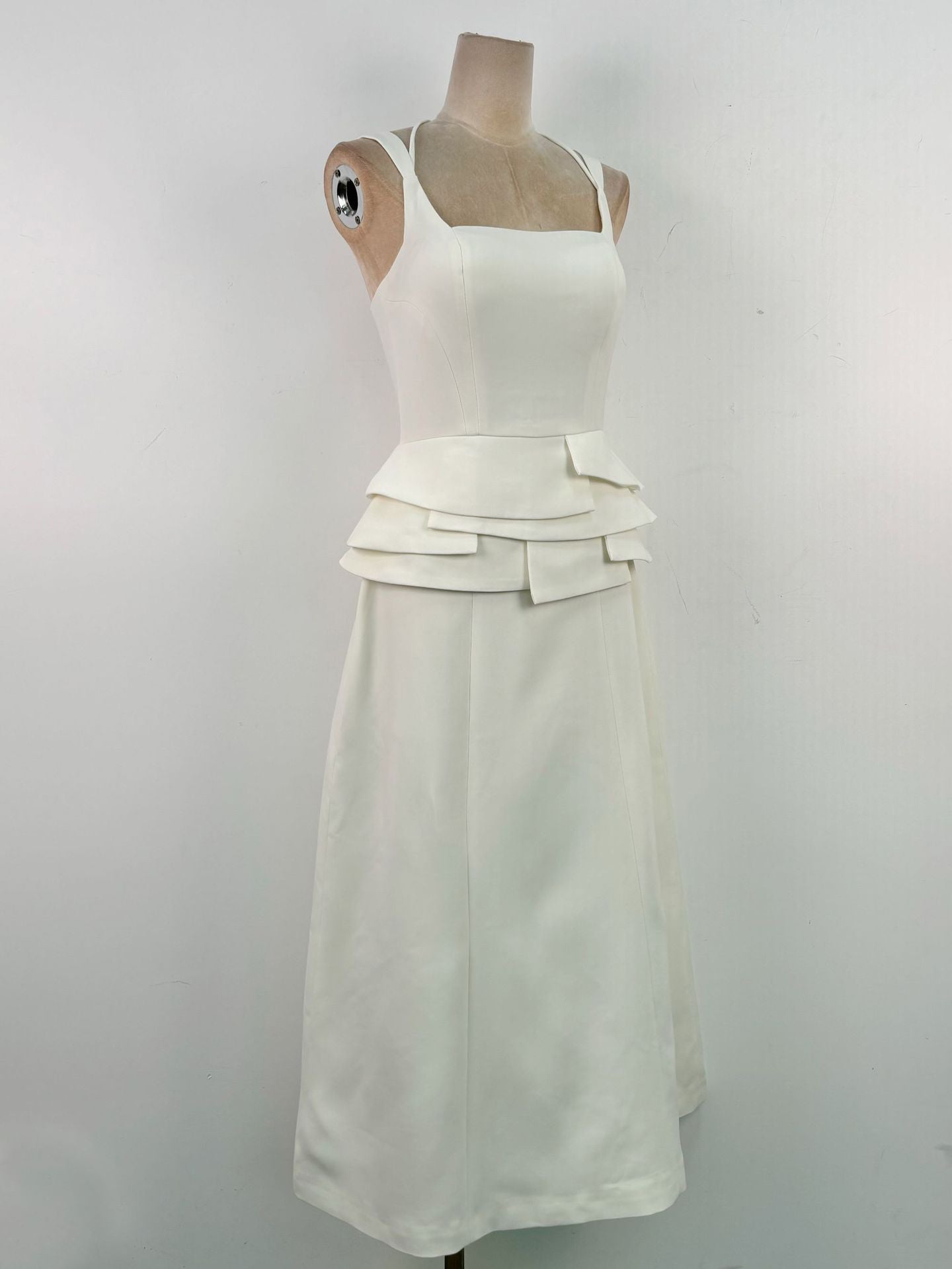 Solid Elegant Sleeveless Long Dress - SISPELL