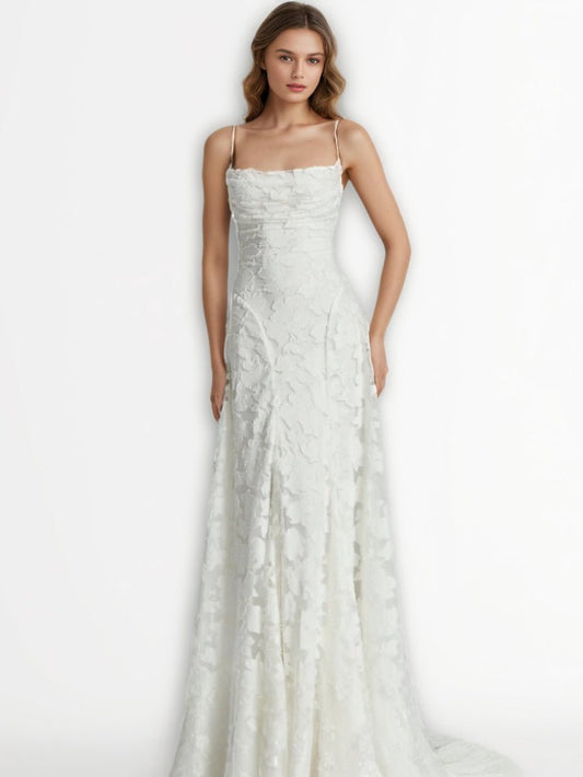 Solid Starp Pleated Long Dress - SISPELL