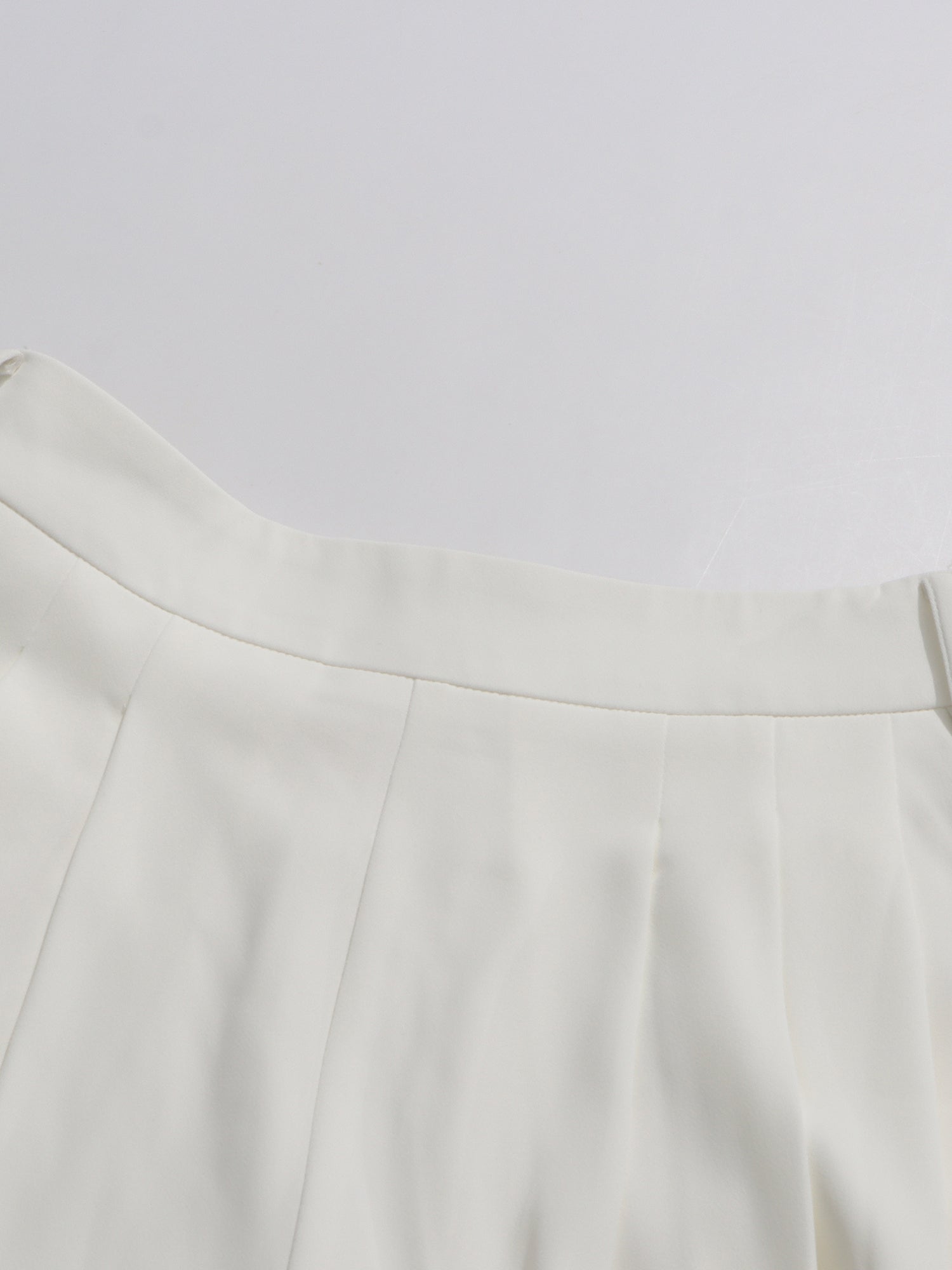 White Lace Bow Blouse & Wide - Leg Pants Two - Piece Set - SISPELL