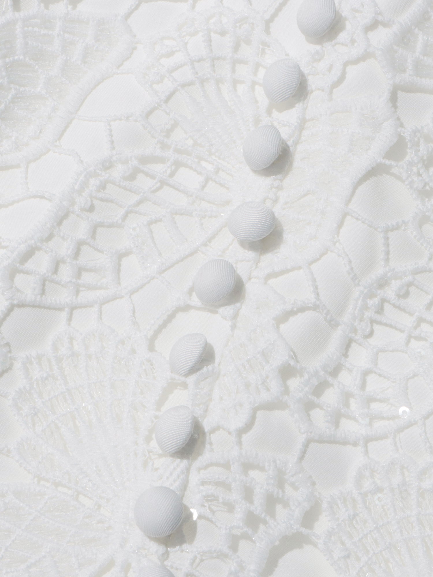 White Lace Top & Tulle Skirt Two - Piece Set - SISPELL